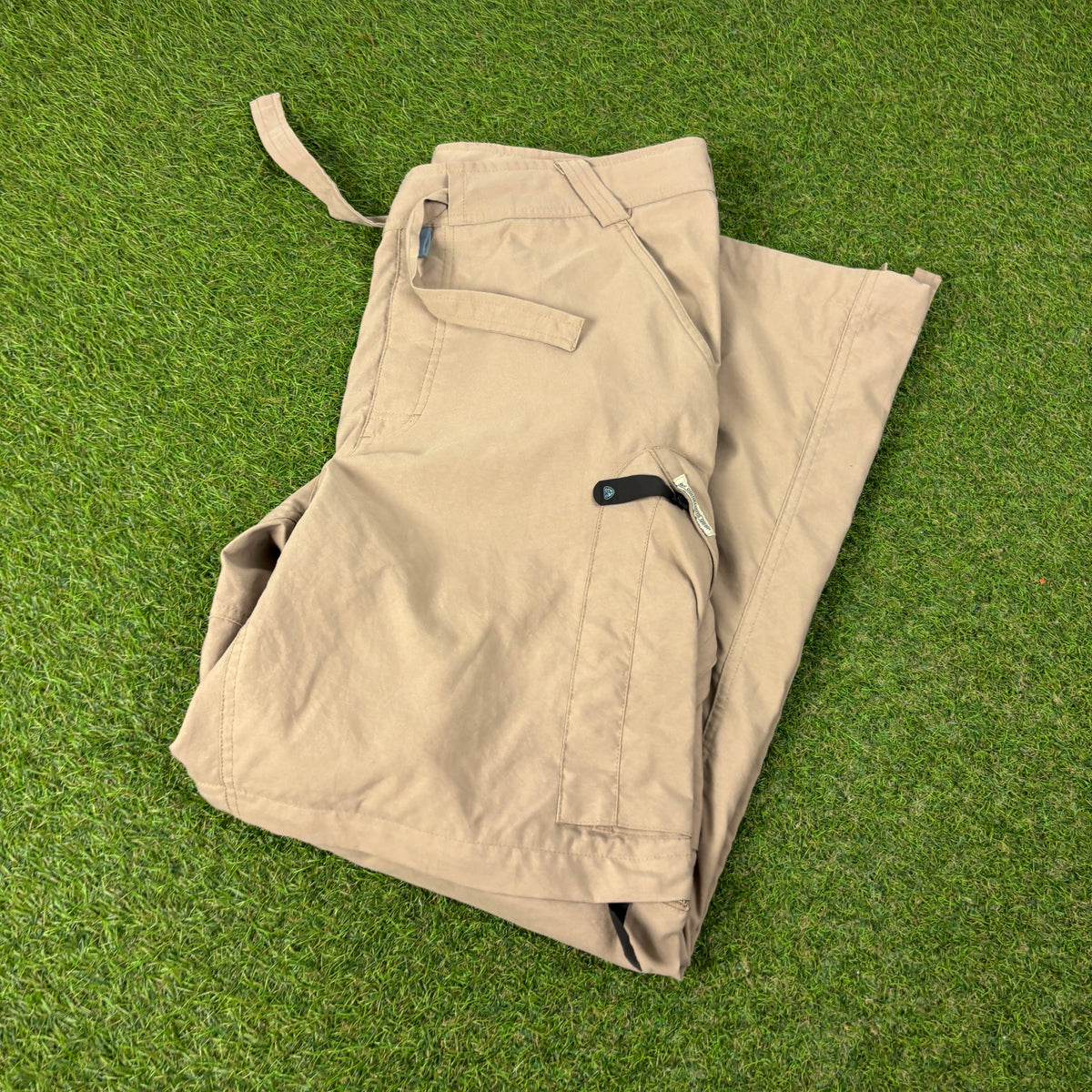 00s Nike ACG Zip Off Cargo Trousers Joggers Brown Small