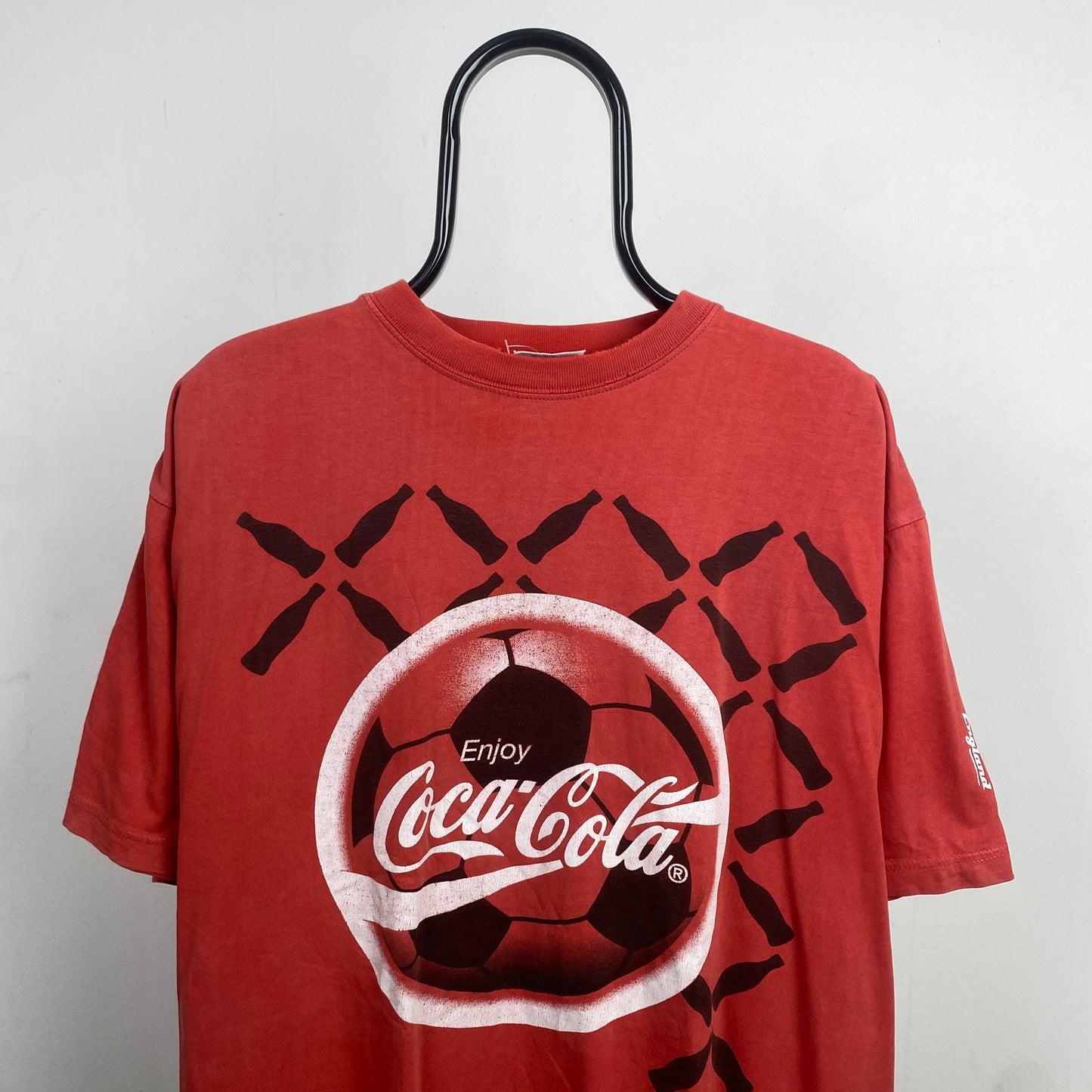 Retro Euro 96 Coca Cola T-Shirt Red XL