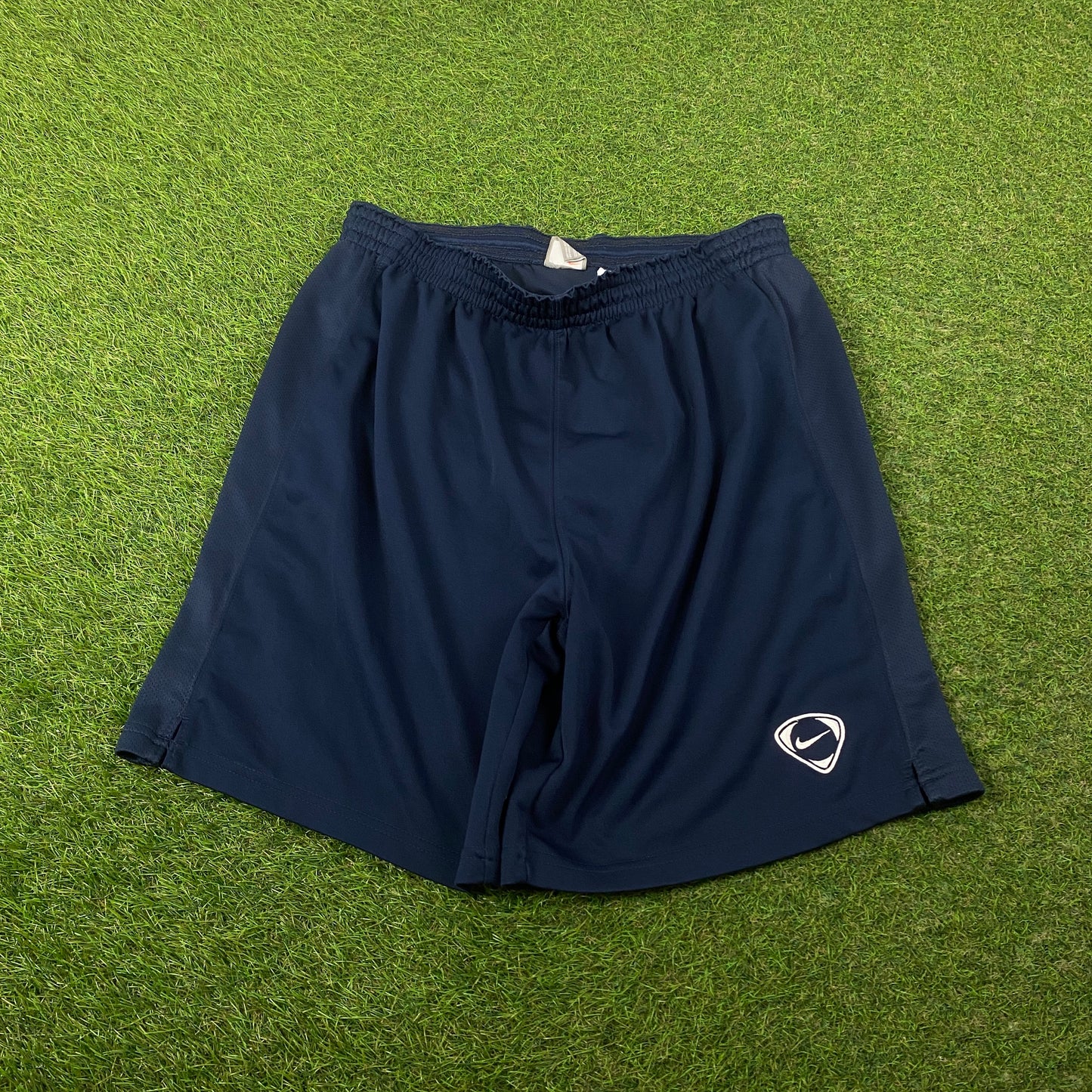 00s Nike Football Shorts Blue Medium