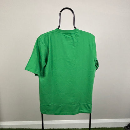 00s Nike Swoosh T-Shirt Green Medium