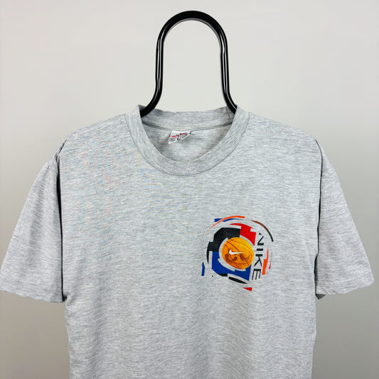 90s Nike Basketball T-Shirt Grey Medium