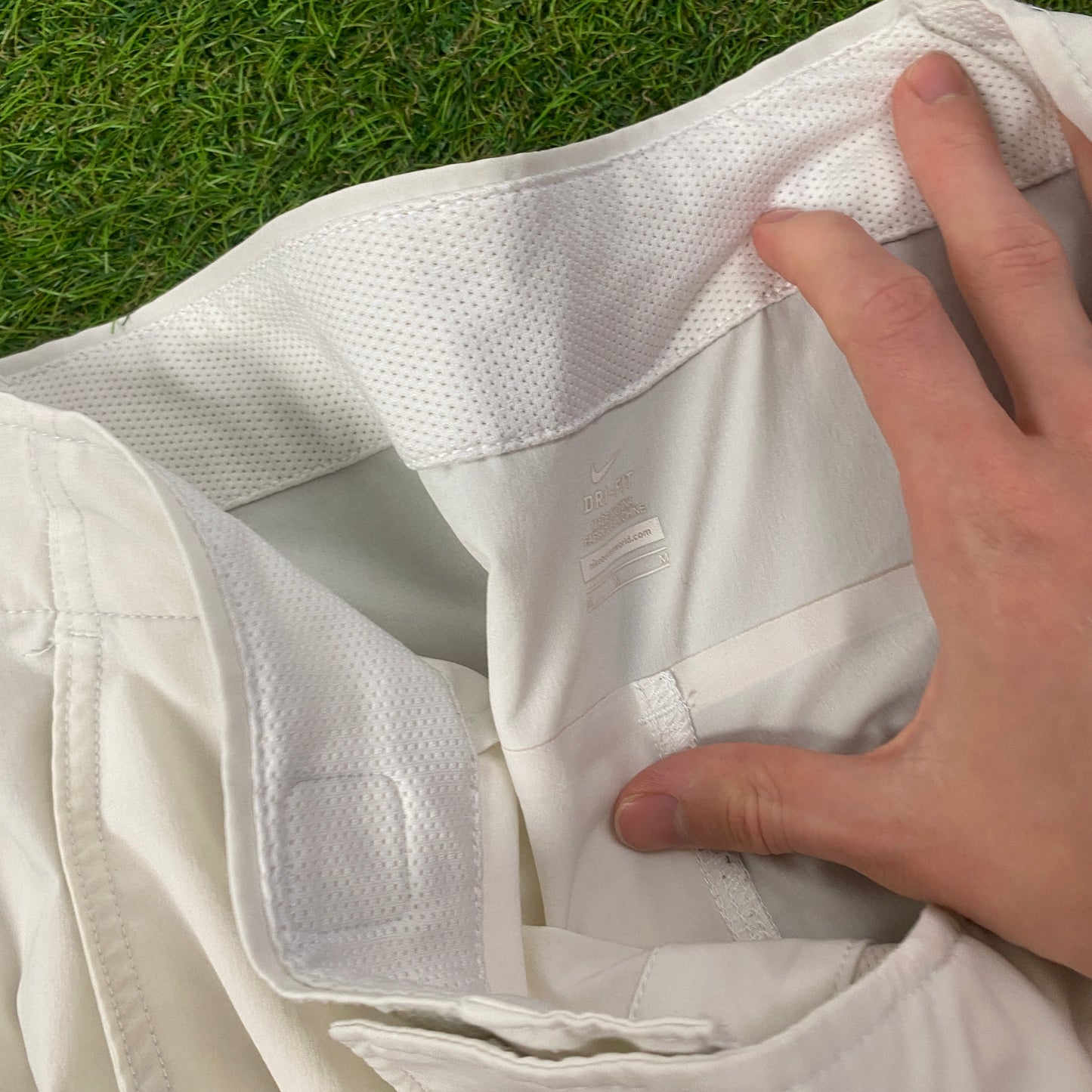 00s Nike Tech Shorts White Medium