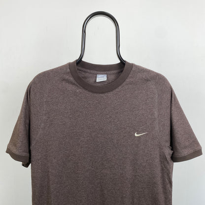 00s Nike T-Shirt Brown Medium