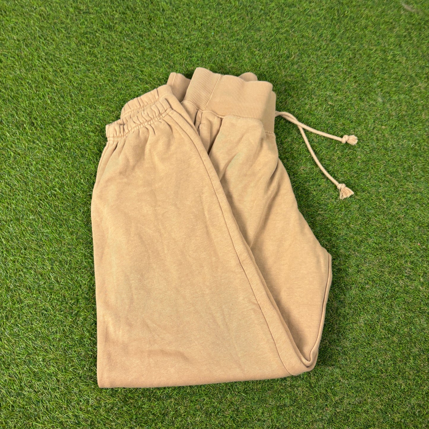 00s Nike Wide Leg Cotton Joggers Brown XS