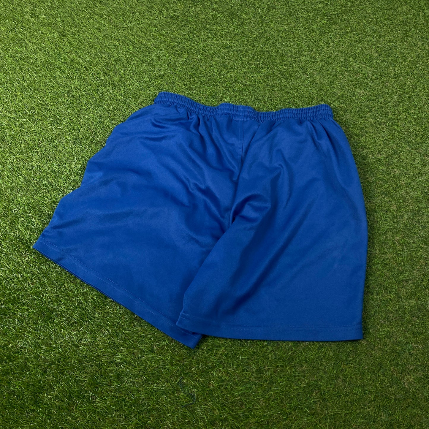 00s Nike Football Shorts Blue Large