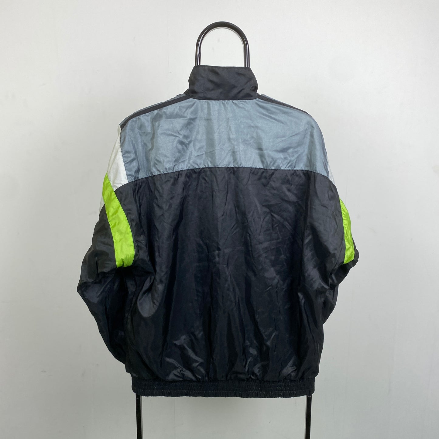 90s Adidas Windbreaker Jacket Black Medium