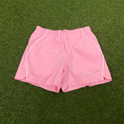 00s Nike Piping Shorts Pink XS