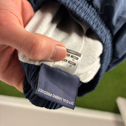 00s Umbro Windbreaker Jacket + Joggers Set Blue Medium