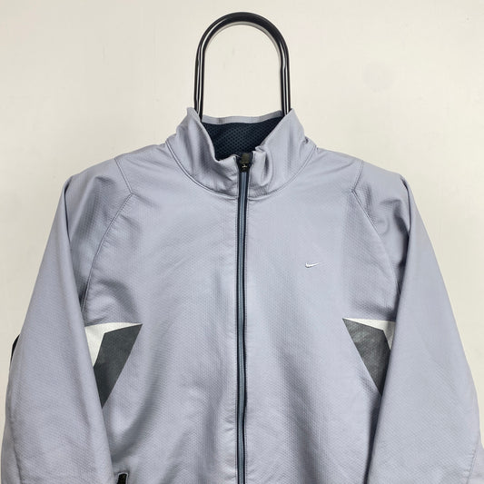 00s Nike Sphere Pro Waterproof Windbreaker Jacket Grey Large