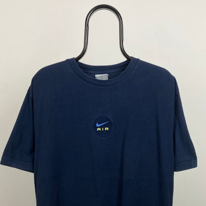 00s Nike Air T-Shirt Blue Large