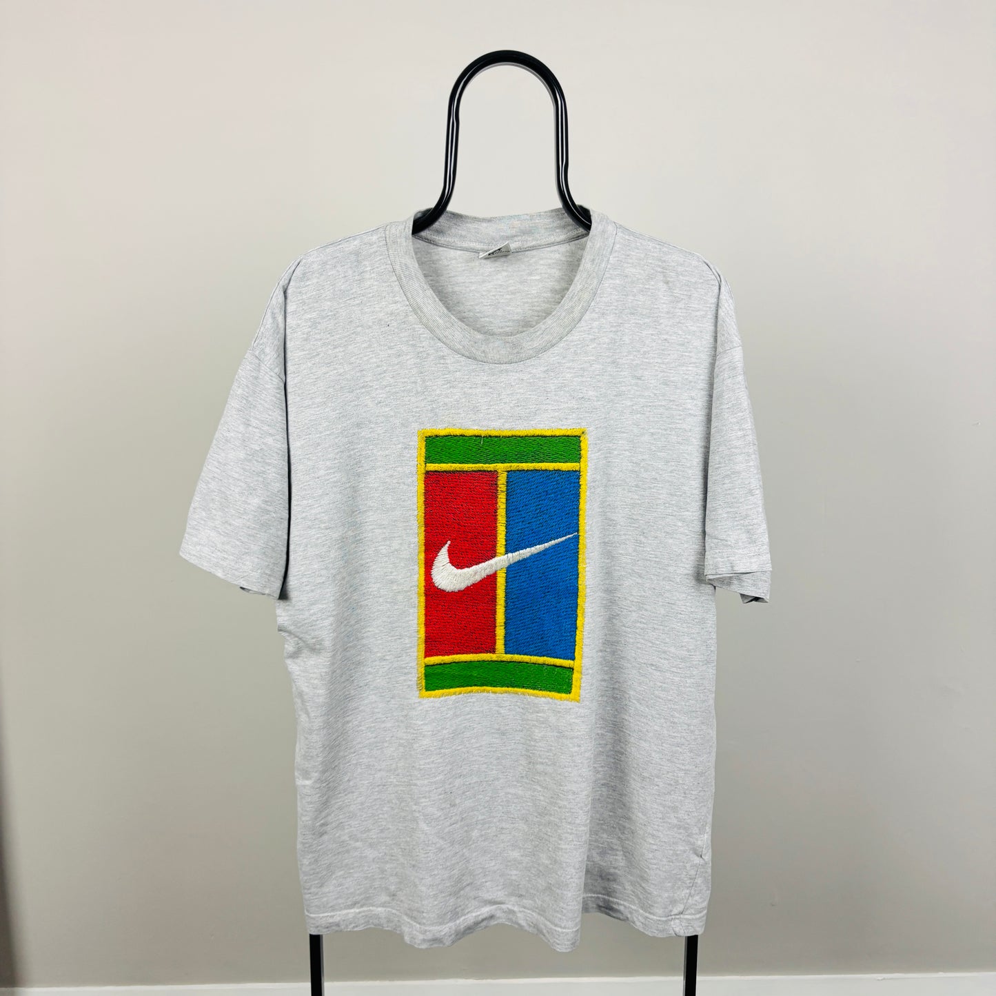 90s Nike Challenge Court T-Shirt Grey XL