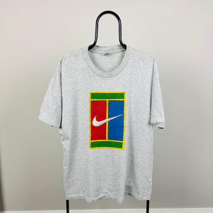 90s Nike Challenge Court T-Shirt Grey XL
