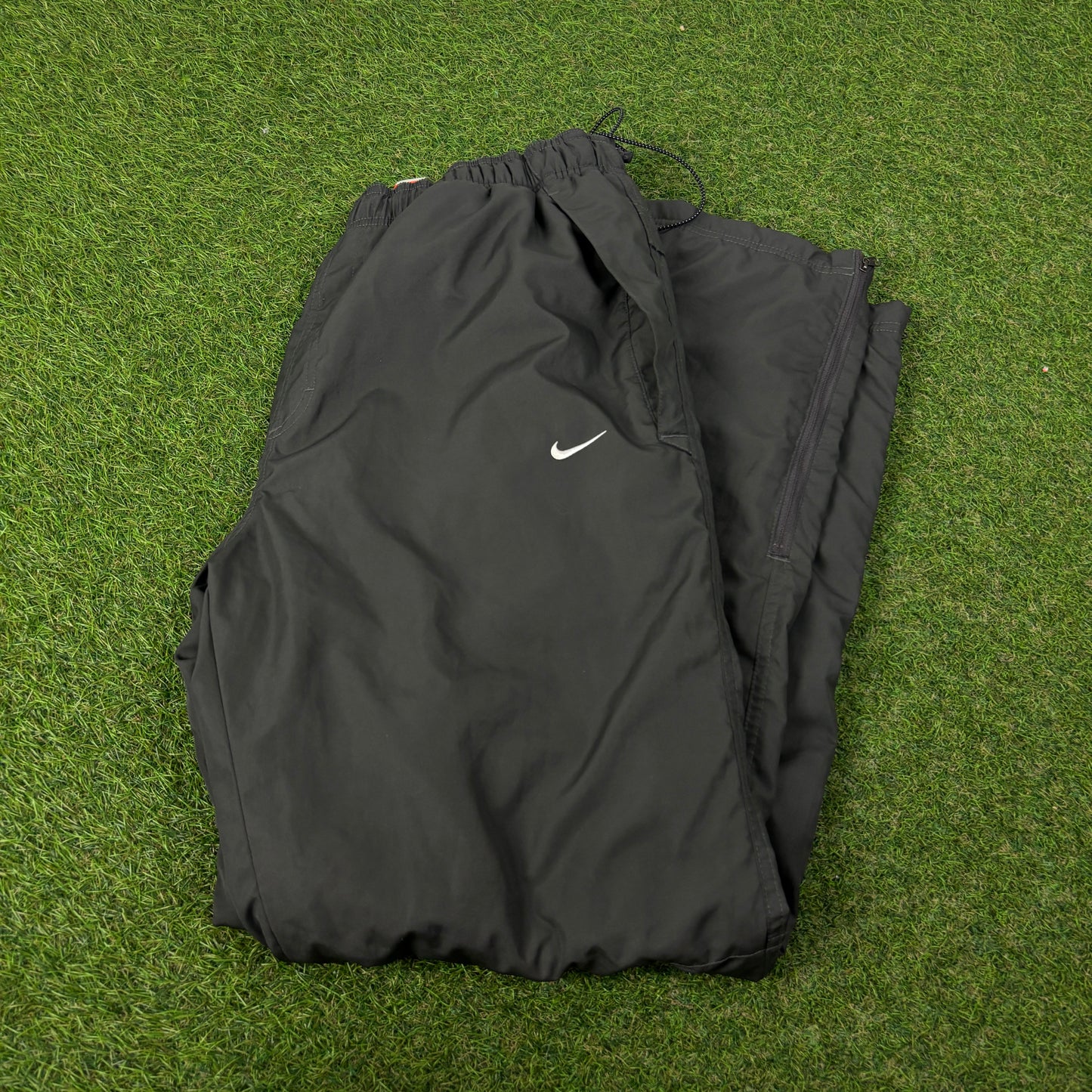 00s Nike Fleece Lined Joggers Grey Medium