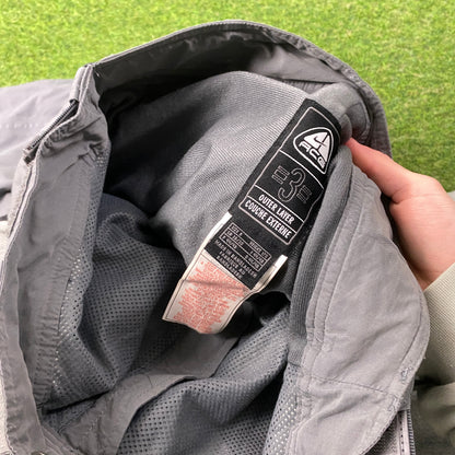 00s Nike ACG Ski Salopettes Trousers Joggers Grey Small