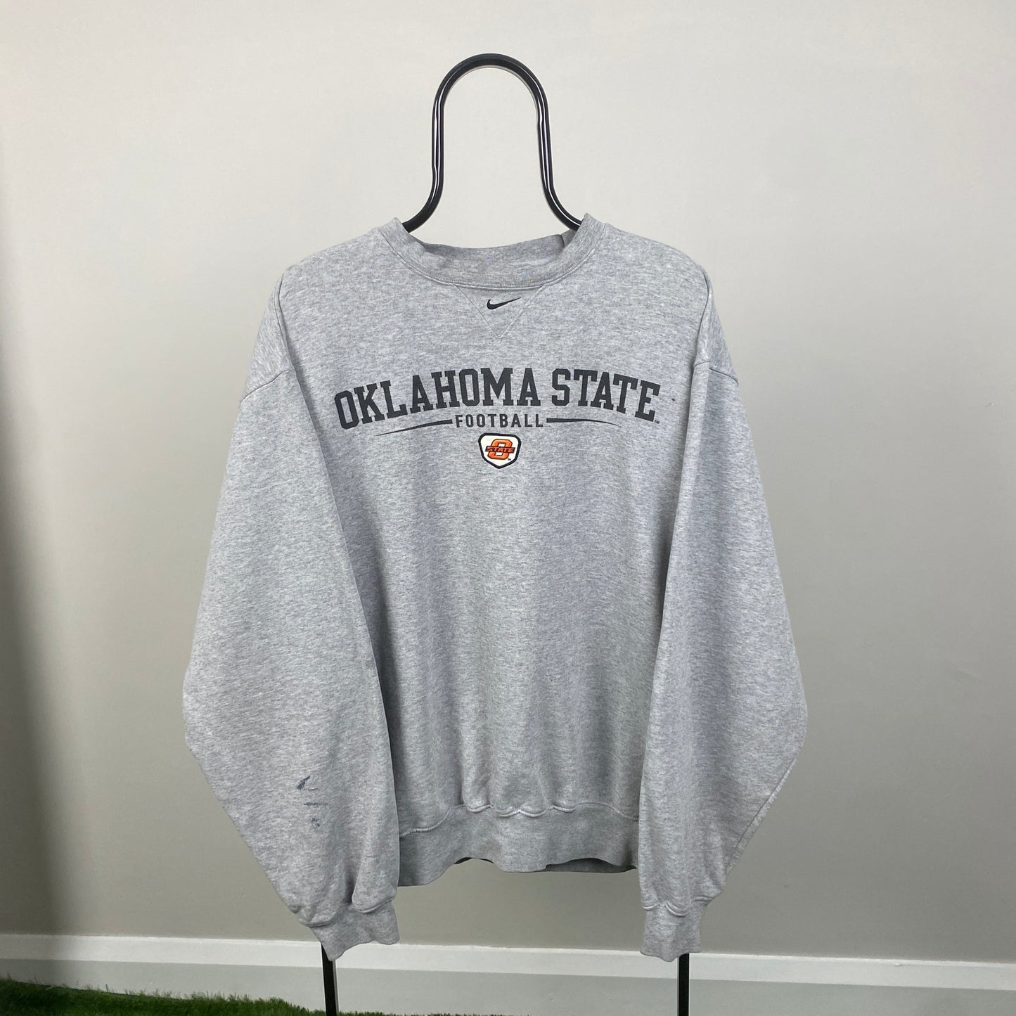 90s Nike Oklahoma State Sweatshirt Grey XL