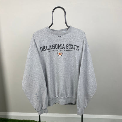 90s Nike Oklahoma State Sweatshirt Grey XL