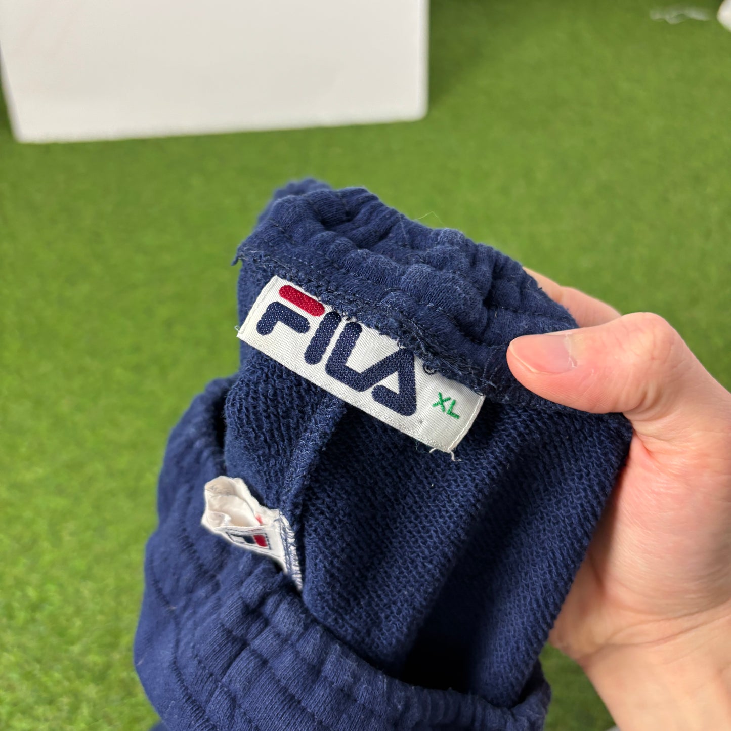 90s Fila Sc Heerenveen Cotton Shorts Blue XL