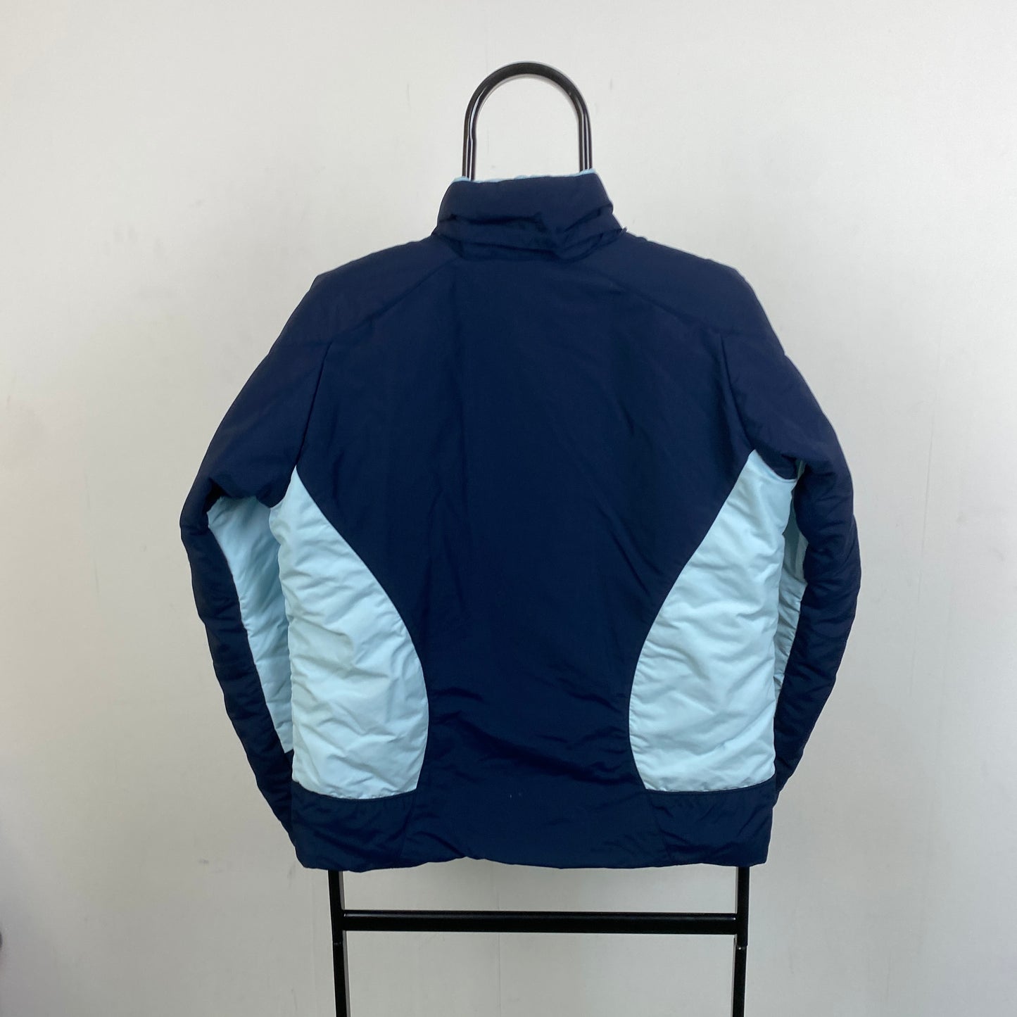 90s Nike Reversible Coat Puffer Jacket Blue Medium