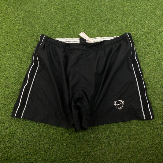 00s Nike Piping Football Shorts Black XL