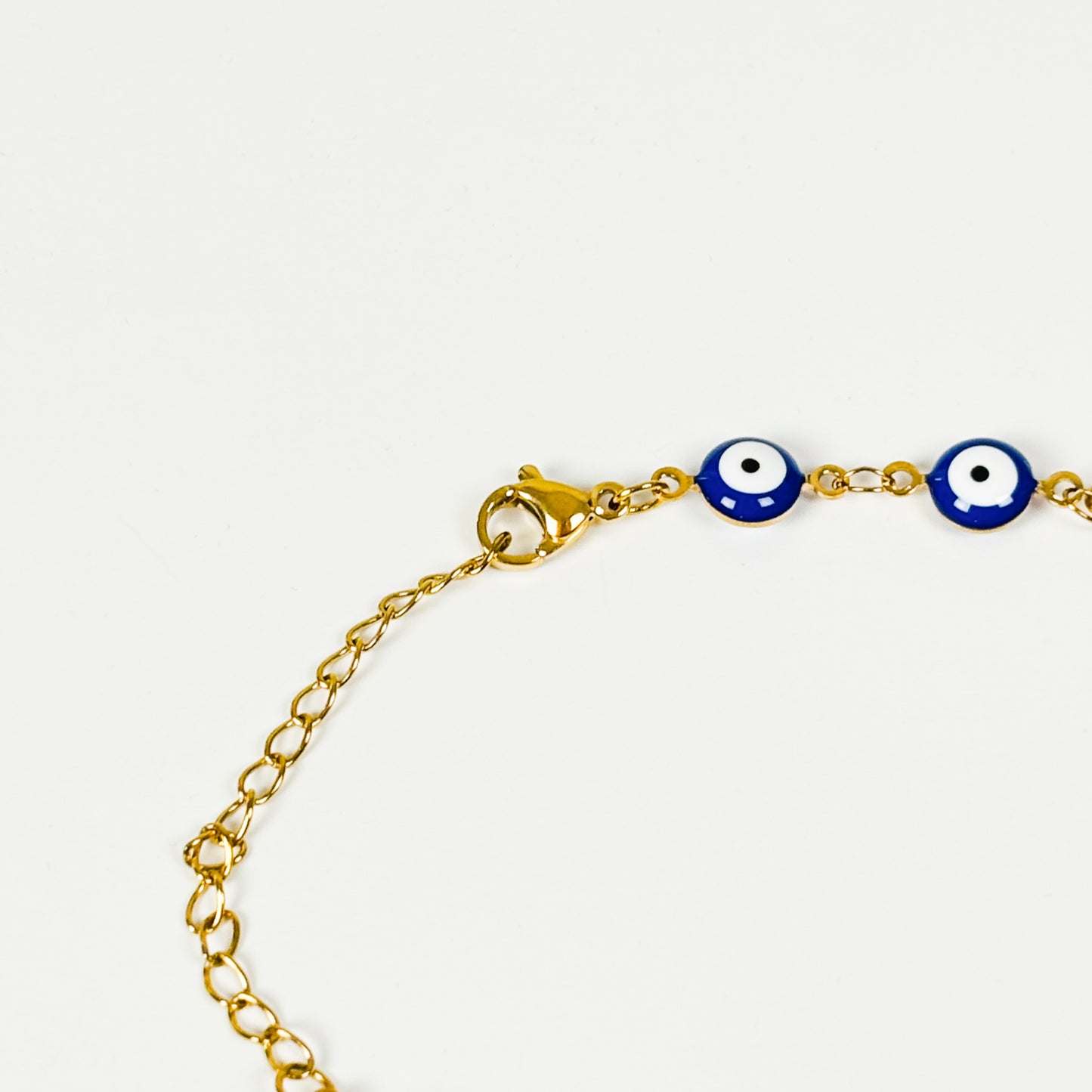 Evil Eye Bracelet Gold Chain