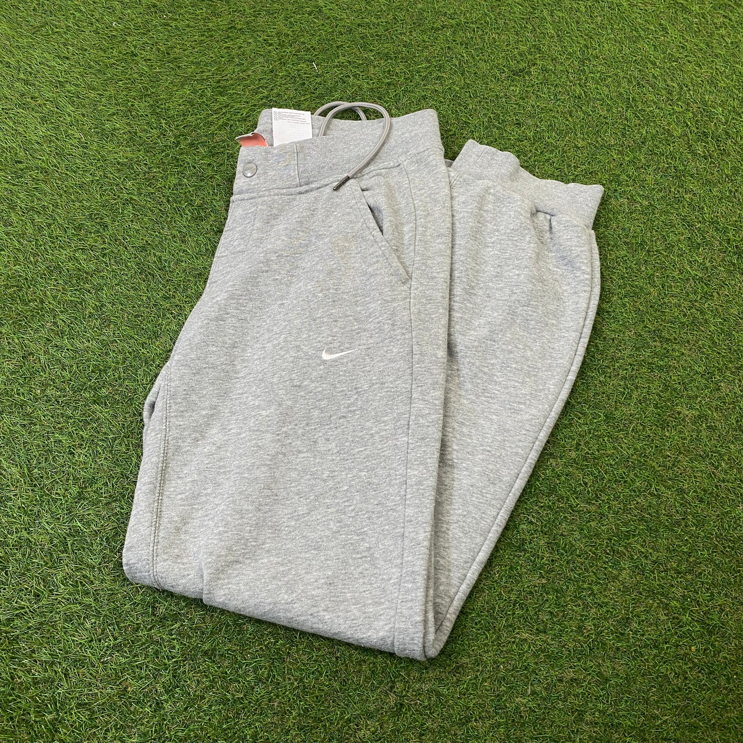 00s Nike Cotton Joggers Grey Small