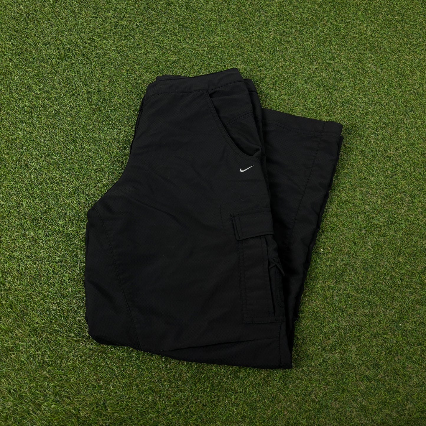 00s Nike Cargo Cinch Toggle Joggers Black Small