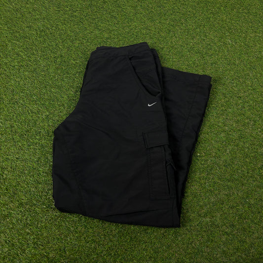 00s Nike Cargo Cinch Toggle Joggers Black Small