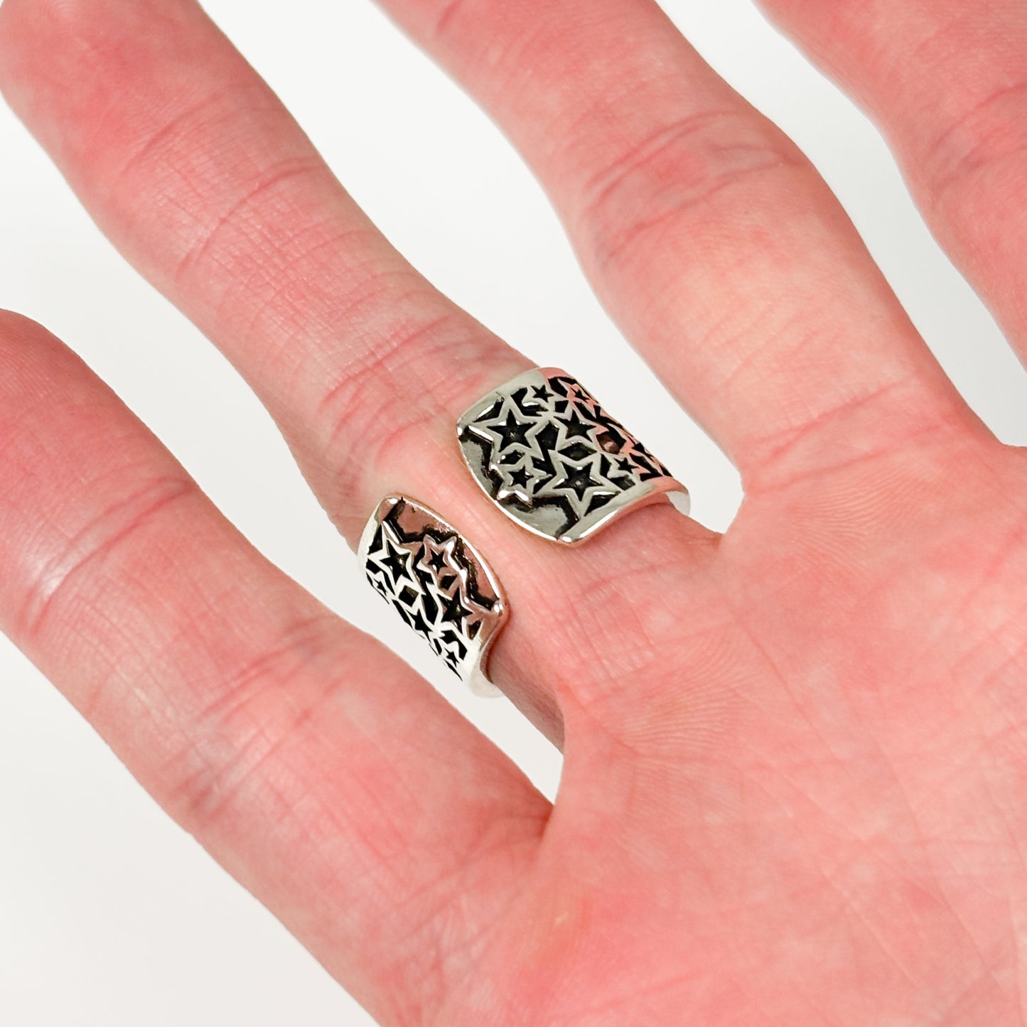 Star Cluster Band Ring