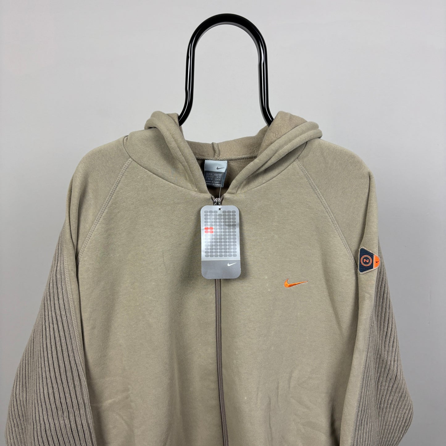 00s Nike Zip Hoodie Brown XL