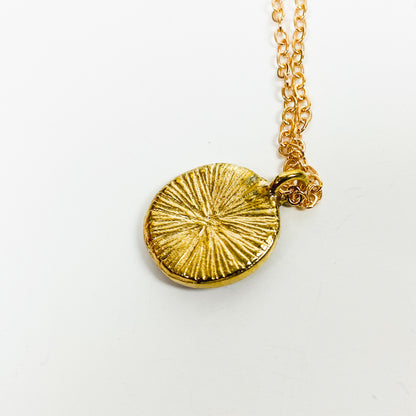 Retro Sun & Moon Necklace Chain Gold