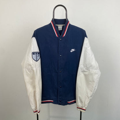 00s Nike Varsity Coach Jacket Blue XL