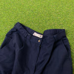 Retro Fila Cargo Shorts Blue XS