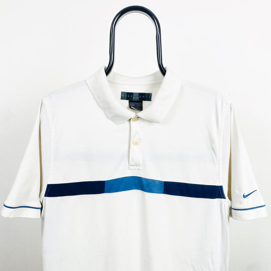 00s Nike Golf Polo Shirt T-Shirt White Medium