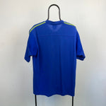 90s Adidas T-Shirt Blue Large