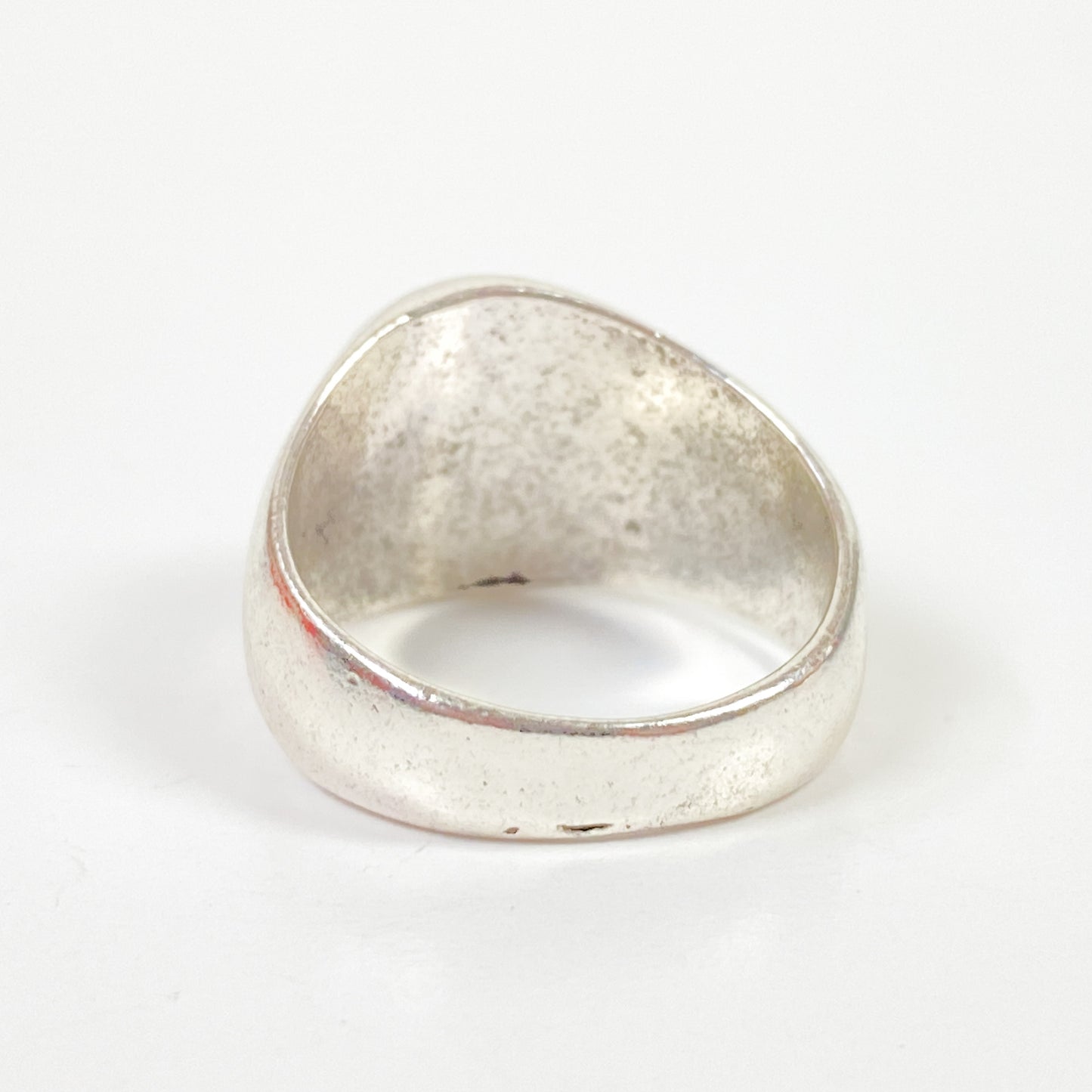 Retro Vintage Peace Ring Silver