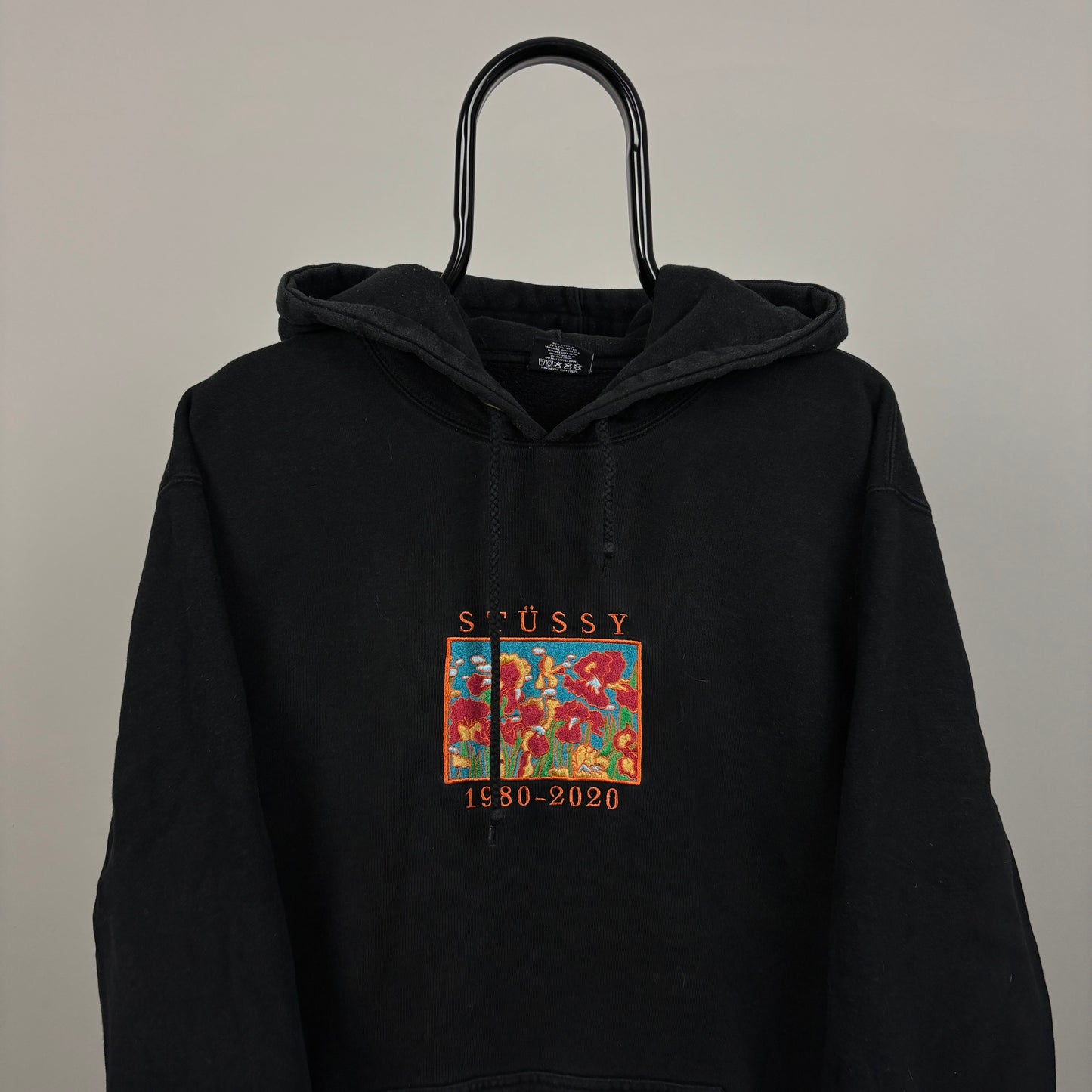 00s Stussy Hoodie Black XL