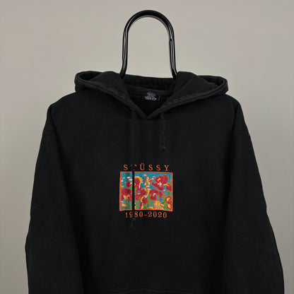 00s Stussy Hoodie Black XL