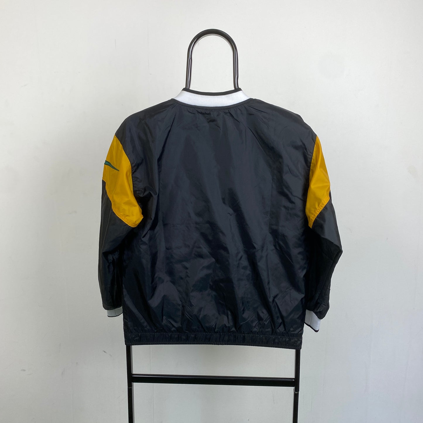 90s Nike Windbreaker Sweatshirt Black XS