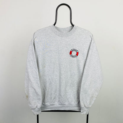 Retro Surf Sweatshirt Grey Medium