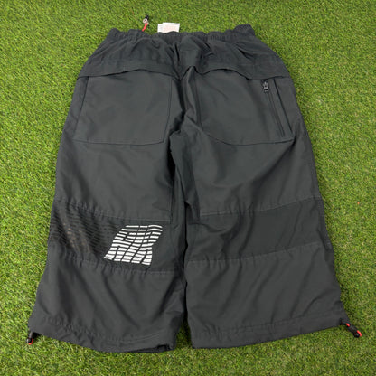 00s Nike Air Max Capri 3/4 Length Joggers Black Small