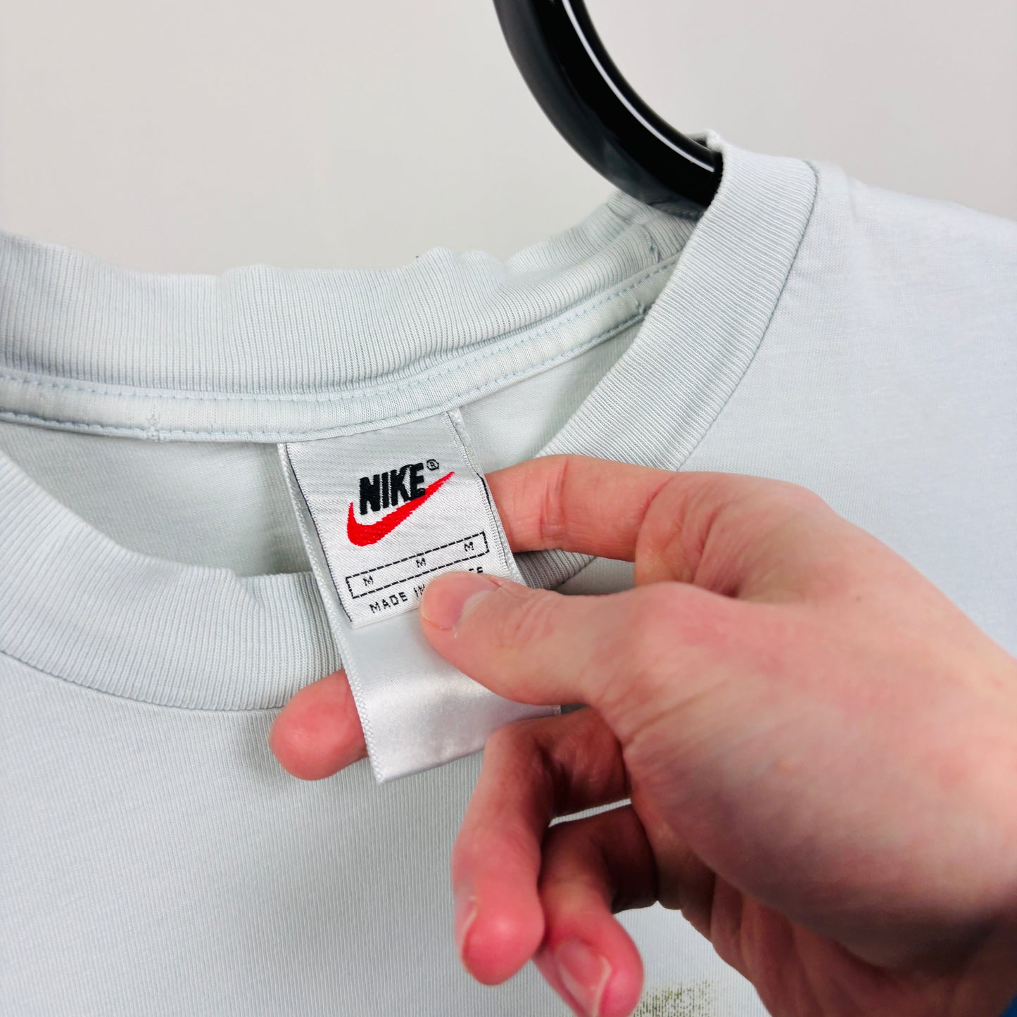 90s Nike Challenge Court T-Shirt Grey Medium
