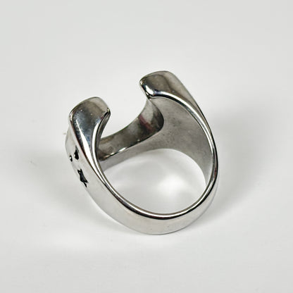 Lucky Horseshoe Ring Silver