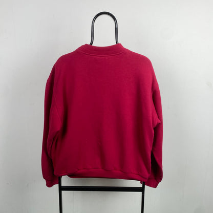 90s Nike Sweatshirt Red Medium