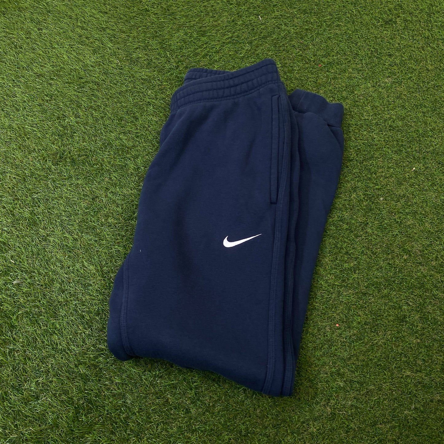 00s Nike Cotton Joggers Blue Small