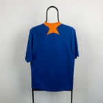 00s Nike Barcelona Football Shirt T-Shirt Blue Small