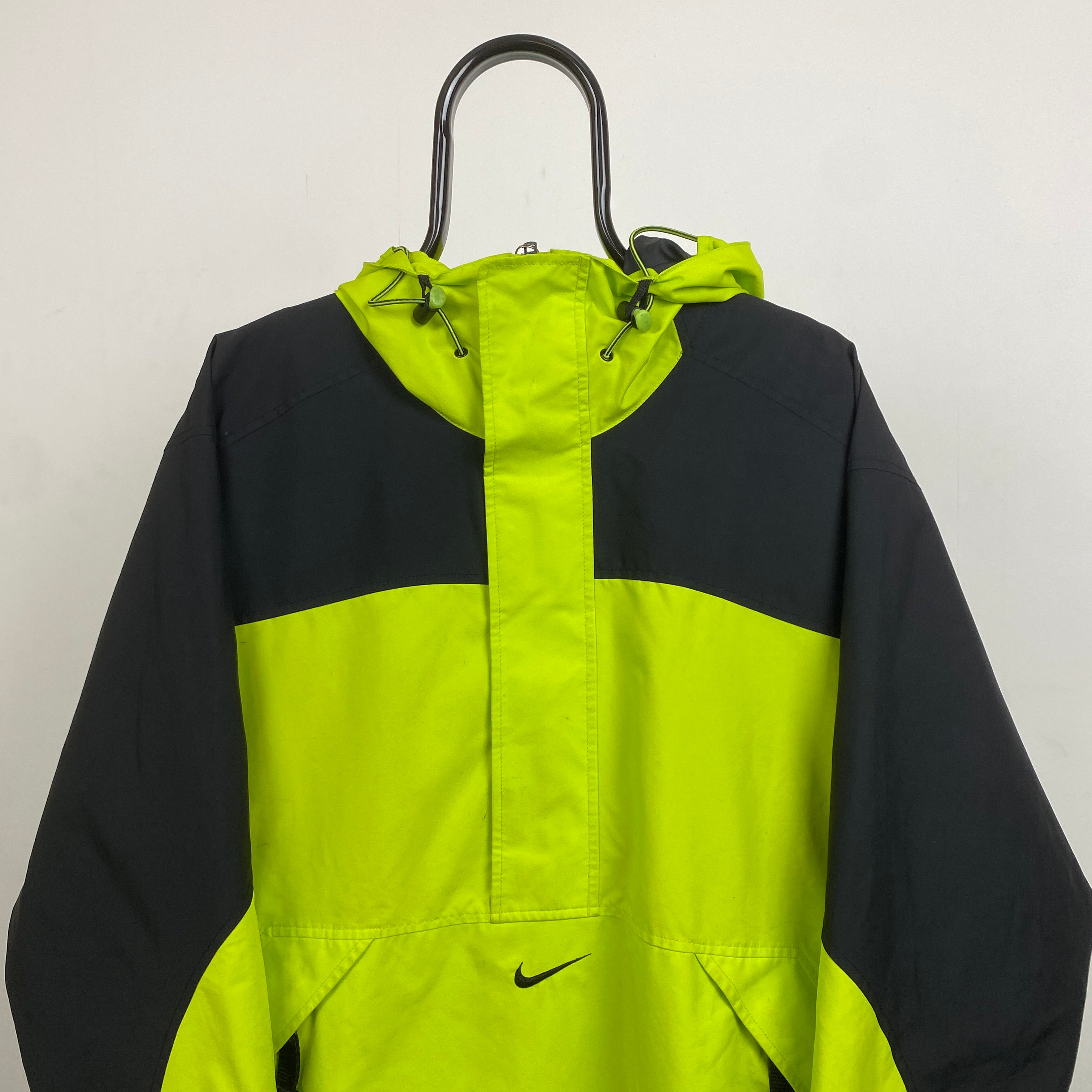 90s Nike ACG Waterproof Coat Windbreaker Jacket Green Medium Clout Closet