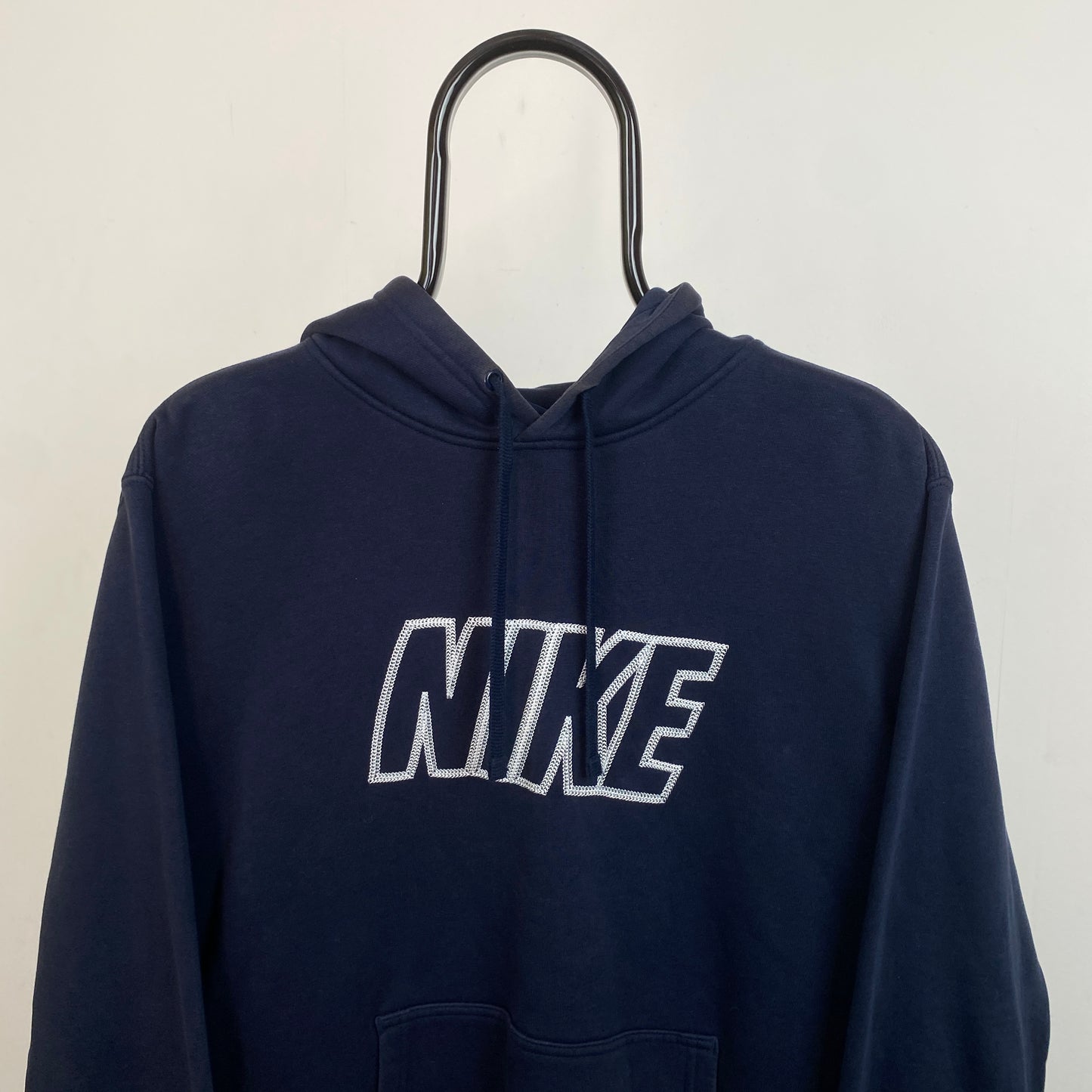 00s Nike Club Hoodie Blue Medium