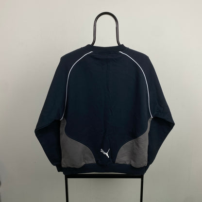 Retro Puma Reading Football Sweatshirt Blue Small