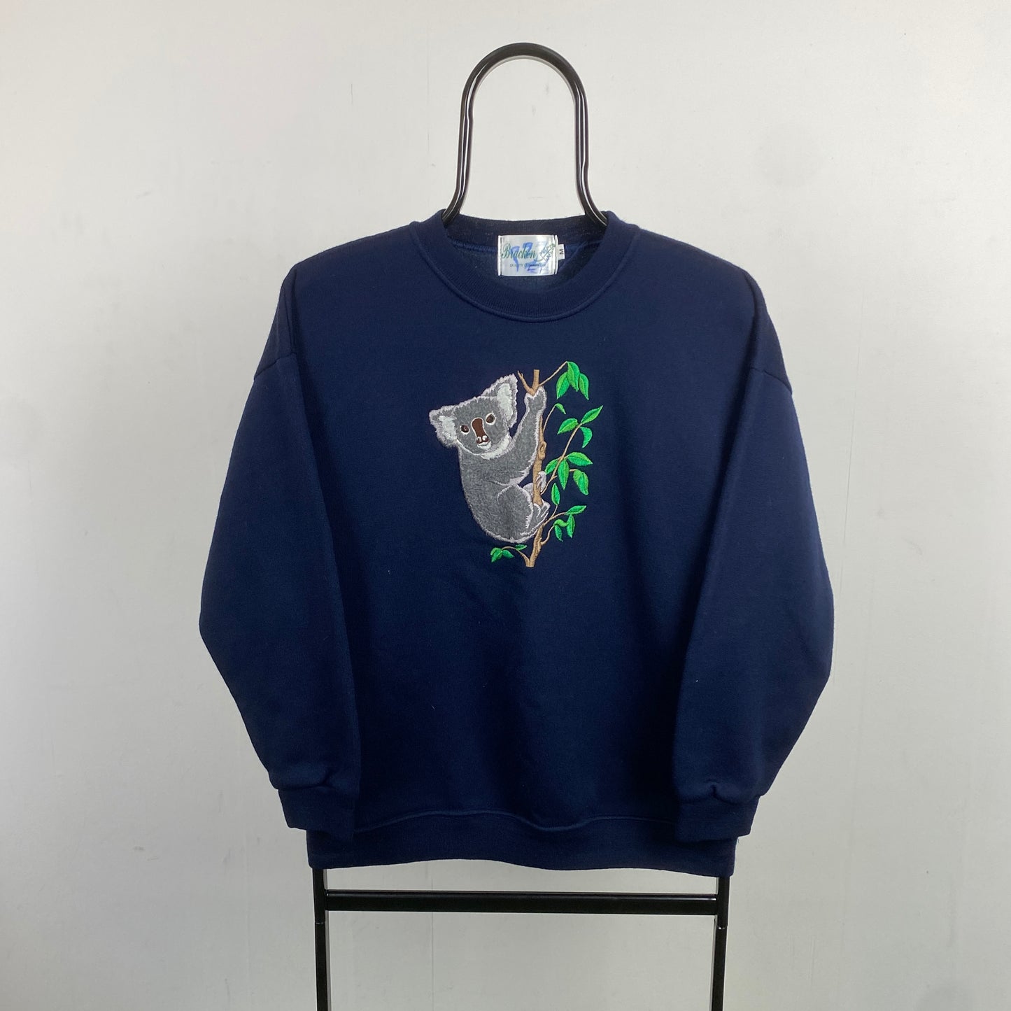 Retro Koala Sweatshirt Blue Medium