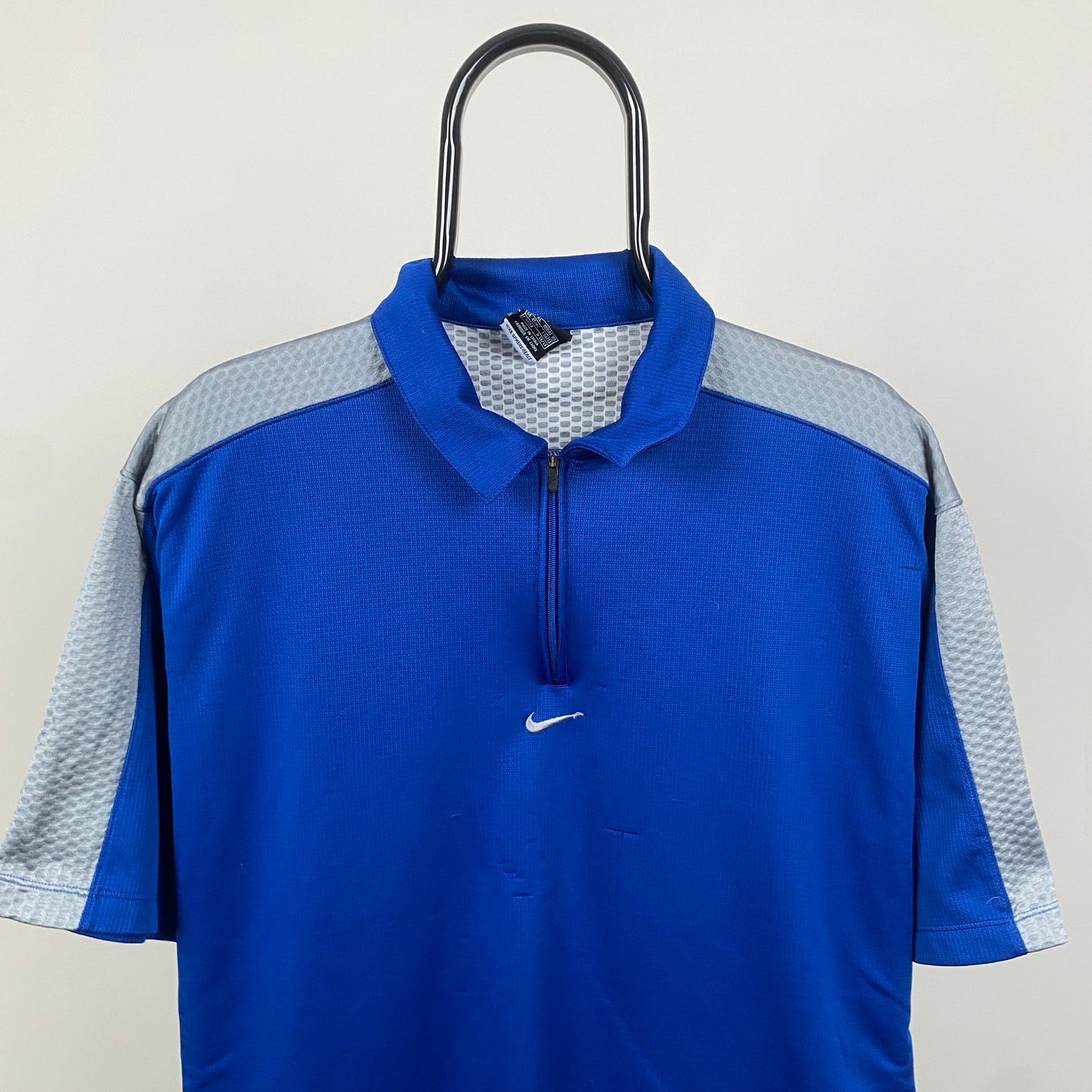 00s Nike Golf Sphere React T-Shirt Blue XL